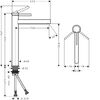 Смеситель Hansgrohe Finoris для раковины 76070670, матовый черный