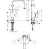 Смеситель Hansgrohe Metropol 32511990 для раковины полированное золото