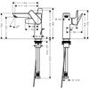 Смеситель Hansgrohe Talis E 71754140 для раковины шлифованная бронза