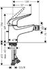 Смеситель для биде Hansgrohe Novus Loop 70 71233000