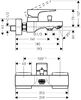 Смеситель Hansgrohe Metropol 32540700 для ванны белый матовый