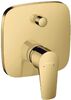 Смеситель Hansgrohe Talis E 71745990 для ванны и душа полированное золото