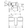 Смеситель Hansgrohe Metropol 32560670 для душа чёрный матовый