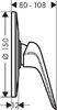 Смеситель для душа Hansgrohe Novus 71068000 (внешняя и скрытая часть)