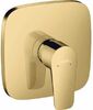 Смеситель Hansgrohe Talis E 71765990 для душа 1 режим полированное золото