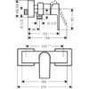 Смеситель для душа Hansgrohe Vernis Shape ВМ 71650000 хром