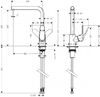 Смеситель для кухни Hansgrohe Focus 31817670, черный матовый