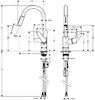 Смеситель для кухни Hansgrohe Focus 31815800, цвет сталь