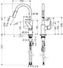 Смеситель для кухни Hansgrohe Focus хром 31815000