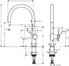 Смеситель для кухни Hansgrohe M54 Talis 220 72804000