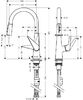 Смеситель для кухни Hansgrohe Talis S 200 72813000