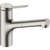 Смеситель для кухни Hansgrohe Zesis M33 74800800 с выдвижным изливом