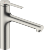 Смеситель для кухни Hansgrohe Zesis M33 74801800 с вытяжным душем, цвет сталь