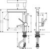 Смеситель для раковины Hansgrohe Finoris 76063700, матовый белый