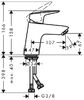 Смеситель для раковины Hansgrohe Logis 71071000