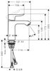 Смеситель для раковины Hansgrohe Metris 110 31084000