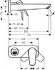 Смеситель Hansgrohe Talis E 71734700 для раковины белый матовый