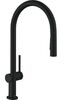 Кухонный смеситель 210, с вытяжным душем, 2jet Hansgrohe 72800670, матовый черный