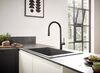 Кухонный смеситель 210, с вытяжным душем, 2jet Hansgrohe 72800670, матовый черный