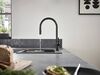 Кухонный смеситель 210, с вытяжным душем, 2jet Hansgrohe 72800670, матовый черный