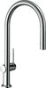 Кухонный смеситель 210, с вытяжным душем, 2jet, sBox Hansgrohe 72801000, хром