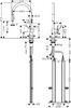 Кухонный смеситель 210, с вытяжным душем, 2jet, sBox Hansgrohe 72801000, хром