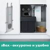 Кухонный смеситель 210, с вытяжным душем, 2jet, sBox Hansgrohe 72801800, под сталь