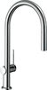 Кухонный смеситель 210, с вытяжным изливом, 1jet Hansgrohe 72802000, хром