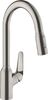 Кухонный смеситель 220, с вытяжным душем, 2jet Hansgrohe 71800800, под сталь