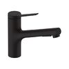 Смеситель для кухни Hansgrohe Zesis M33 74800670 с вытяжным душем, матовый черный