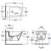 Биде подвесное AZZURRA FORMA FMBKS000000MBI*1/(FOR500/SOSK bi*1)