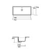Раковина Kerasan Lavabi arredo 22501 75х34 цвет белый