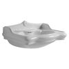 Раковина AZZURRA Jubilaeum 90х56 см, 1 отв. JULP0905500MBI/(JUB200/90 bi)*1