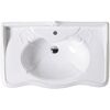 Раковина AZZURRA Jubilaeum 90х56 см, 1 отв. JULP0905500MBI/(JUB200/90 bi)*1