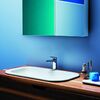 Раковина AZZURRA Glaze 69x38 см, без отв. GLLI06938000BI (GLZ 69x38/IN bi)