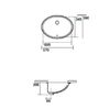 Раковина Kerasan Lavabi arredo 773301 55х40 цвет белый