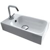 Раковина Kerasan Cento 353701L*1 45х25 цвет белый