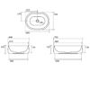 Раковина Kerasan F10 460601 70х44 цвет белый