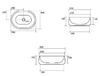 Раковина Kerasan F10 460530 56х44 цвет белый матовый