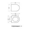 Globo Forty3 FOR20BI/cr Сиденье новое быстросъемное для унитаза FOS02/FOS03/FO001/FO002/FOB03/FOB05/FOB01/FOB02, duroplast, с микролифтом, цвет: белый/хром