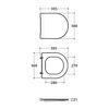 Globo Forty3 FOR22BI/cr Сиденье быстросъемное для унитаза FOS04/FOS06/FO003, duroplast, с микролифтом, цвет: белый/хром