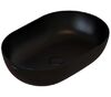 Раковина-чаша GLOBO T-Edge B6O54.AR 54х36 см, цвет черный матовый