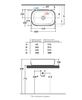 Раковина GLOBO Genesis GE045.BI*0 накладная 60х40х15 cм