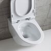 Унитаз GLOBO Forty3 FOS05.BI подвесной безободковый 57x36 см