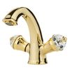 Смеситель Migliore KORONA CRYSTAL 27330 для раковины цвет Золото
