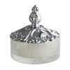 Migliore Elisabetta 17023 Баночка низкая H5xD12 см. с крышкой, стекло/хром