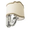 Migliore Mirella 17258 Светильник настенный, H24хL20хP22 cm, ткань/хром