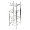Migliore Mirella 26362 Этажерка L38хH107xP34 см, 4 полки-решетки, латунь, хром