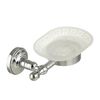 Migliore Mirella 28150 Держатель настенный для прозрачной мыльницы с декором, хром