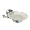 Migliore Mirella 28150 Держатель настенный для прозрачной мыльницы с декором, хром